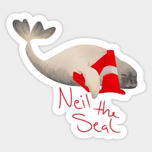 Neil the Seal Sticker